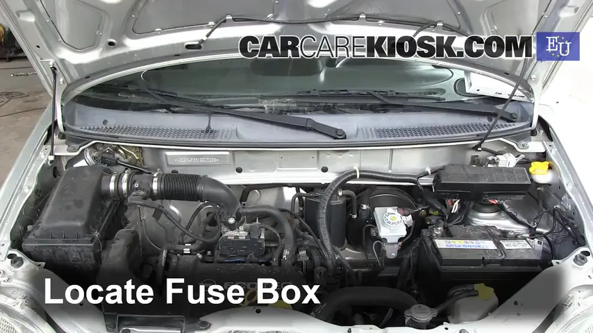 2001 Opel Agila Design 1.3L 3 Cyl. Fusible (motor) Control